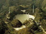 Le radio-télescope d'Arecibo, Porto Rico